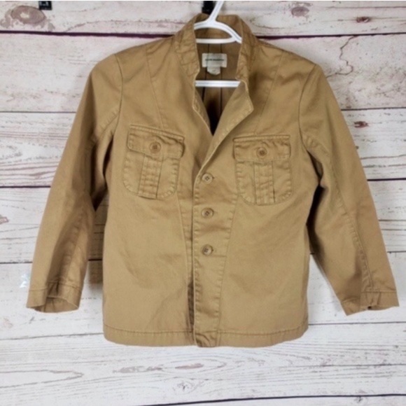 Club Monaco Tan Utility Jacket Button Front Small - Picture 2 of 5